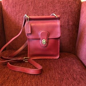 Vintage coach Murphy Willis 9930 crossbody red